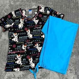 Large Olaf Scrub Set